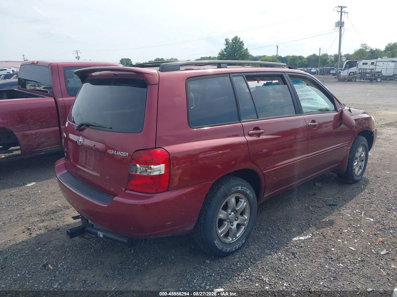 2007 TOYOTA HIGHLANDER 3RD ROW · 4/11