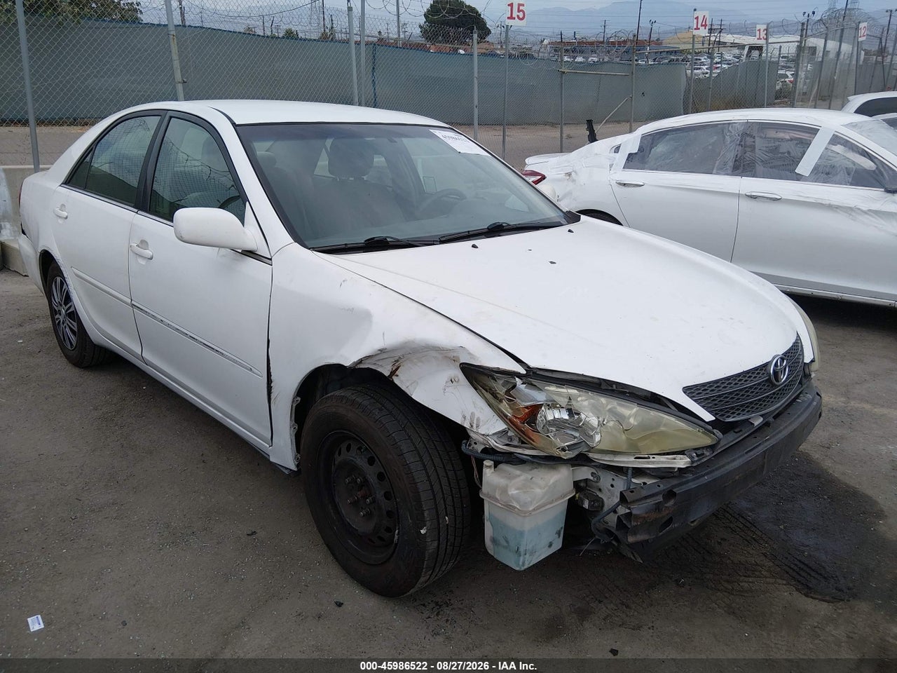 4T1BE32K74U****** · 2004 TOYOTA CAMRY LE