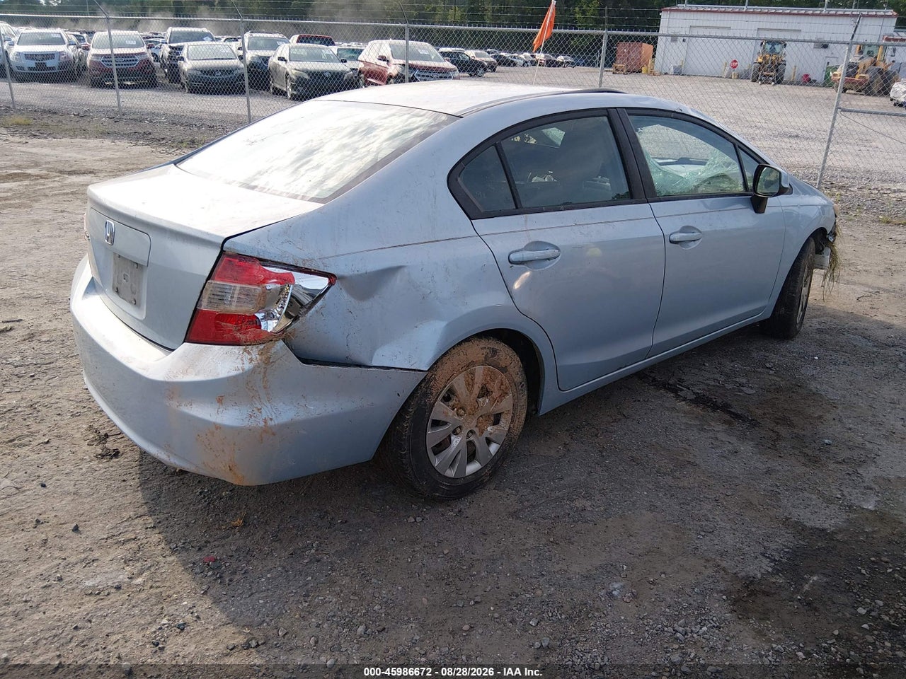 2012 HONDA CIVIC LX · 4/11