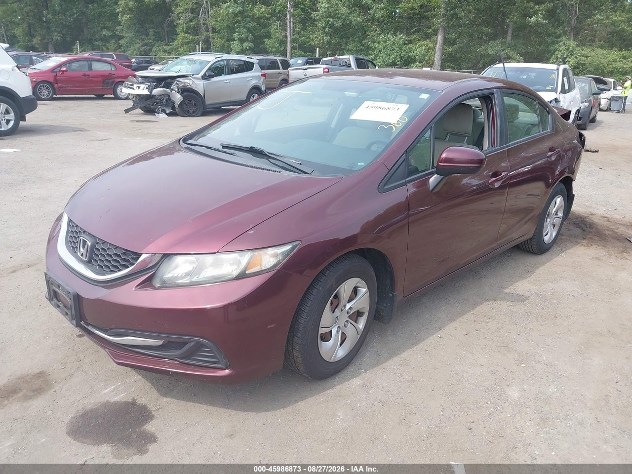 2014 HONDA CIVIC LX · 2/10