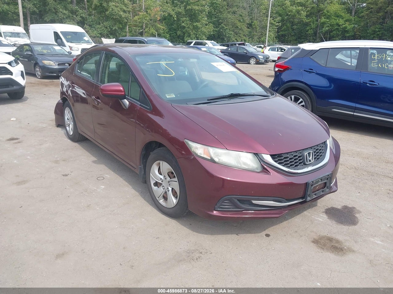 19XFB2F51EE****** · 2014 HONDA CIVIC LX