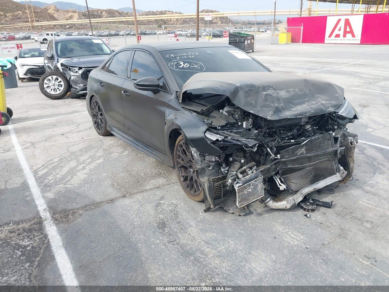 WUAGWDGY4SA****** · 2025 AUDI RS 3 TFSI QUATTRO S TRONIC