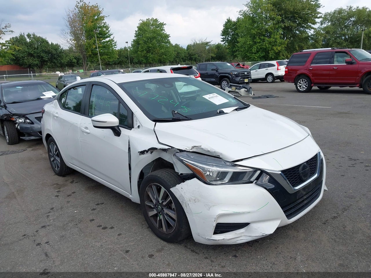 3N1CN8EV9ML****** · 2021 NISSAN VERSA SV XTRONIC CVT