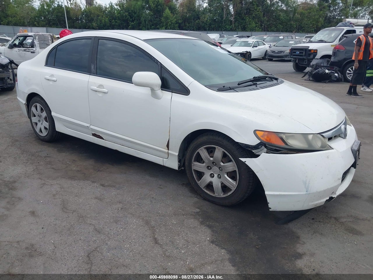 1HGFA15577L****** · 2007 HONDA CIVIC LX