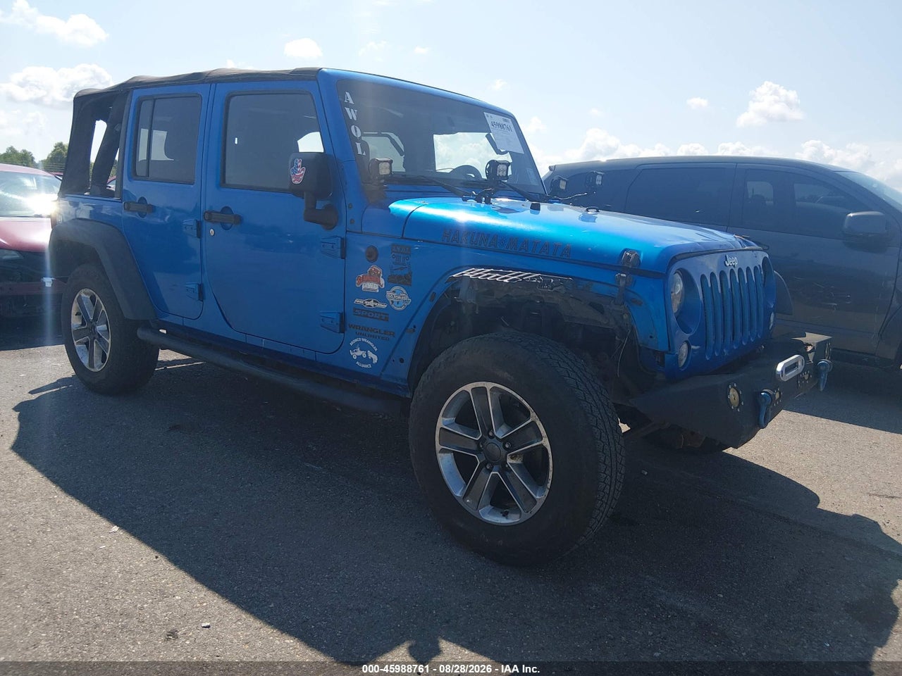 2015 JEEP WRANGLER UNLIMITED SPORT