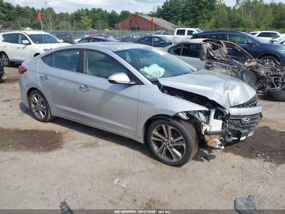 5NPD84LF1HH****** · 2017 HYUNDAI ELANTRA LIMITED