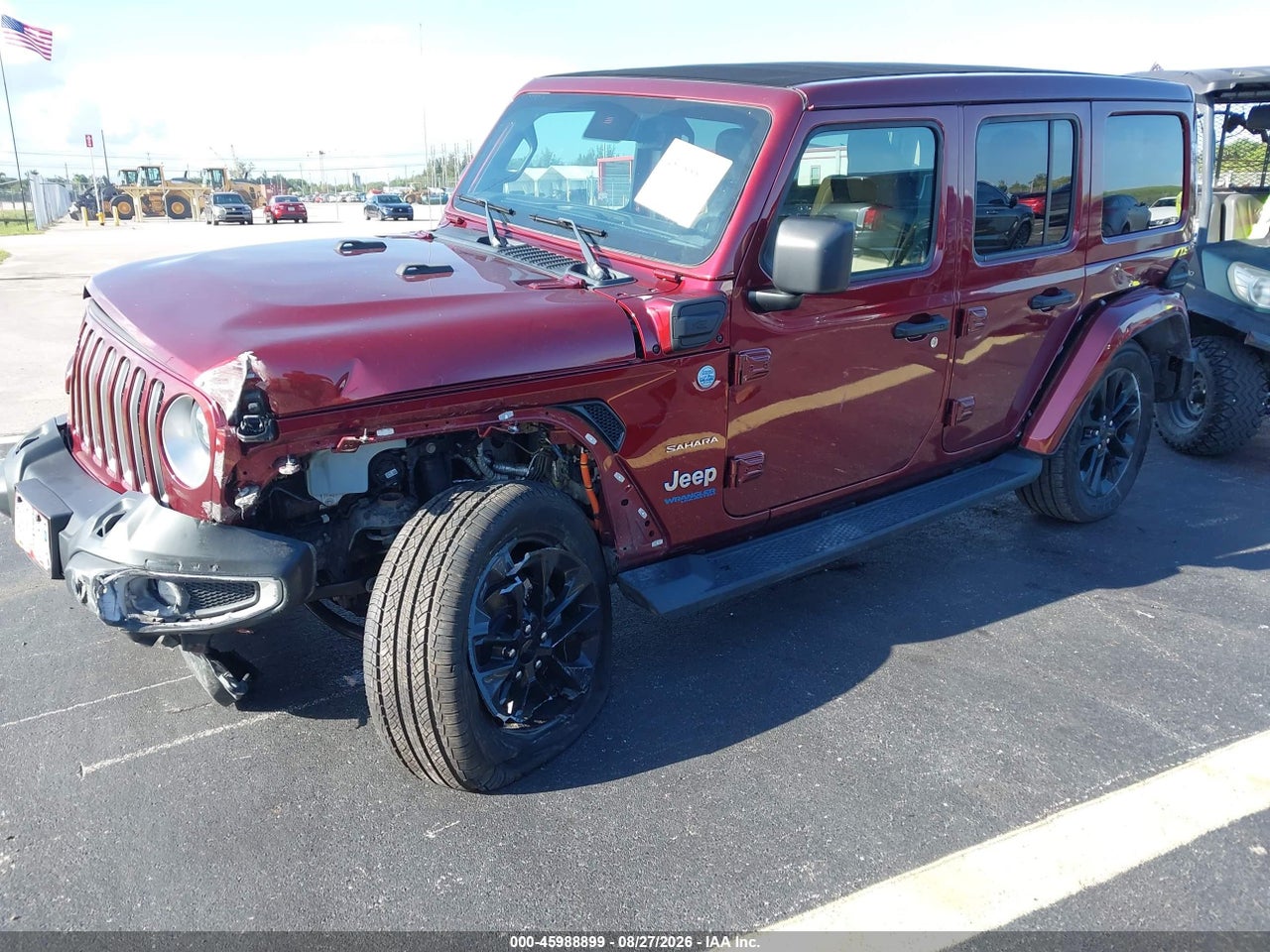 2021 JEEP WRANGLER 4XE UNLIMITED SAHARA 4X4 · 2/10