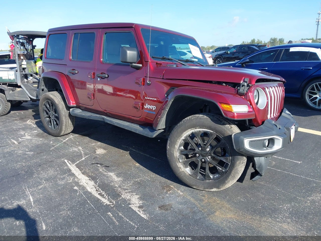 1C4JJXP68MW****** · 2021 JEEP WRANGLER 4XE UNLIMITED SAHARA 4X4