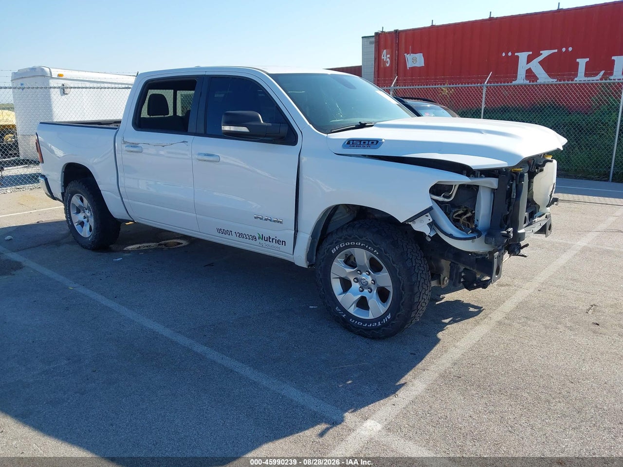 1C6SRFFTXMN****** · 2021 RAM 1500 LONE STAR  4X4 5'7 BOX