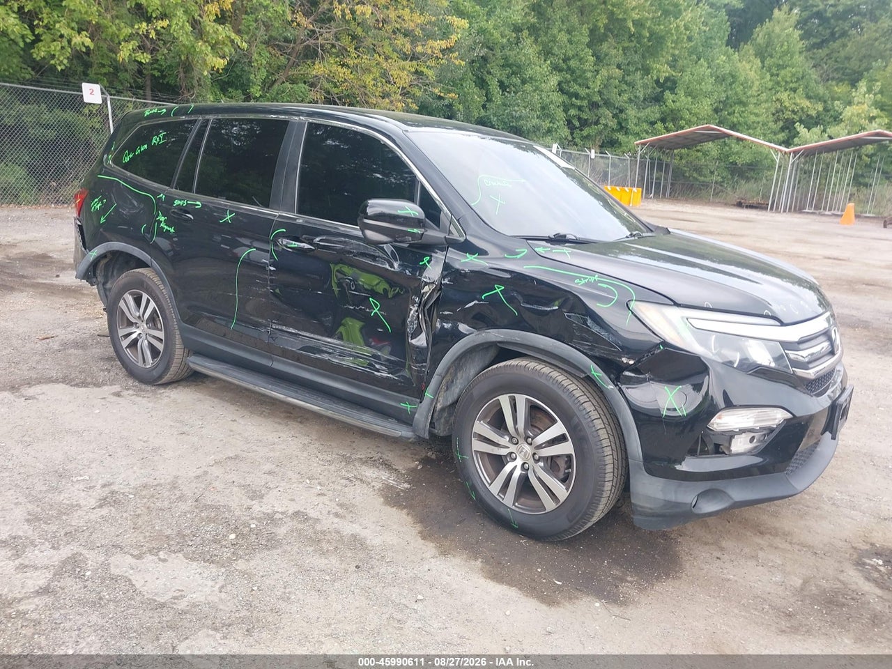 5FNYF6H77GB****** · 2016 HONDA PILOT EX-L
