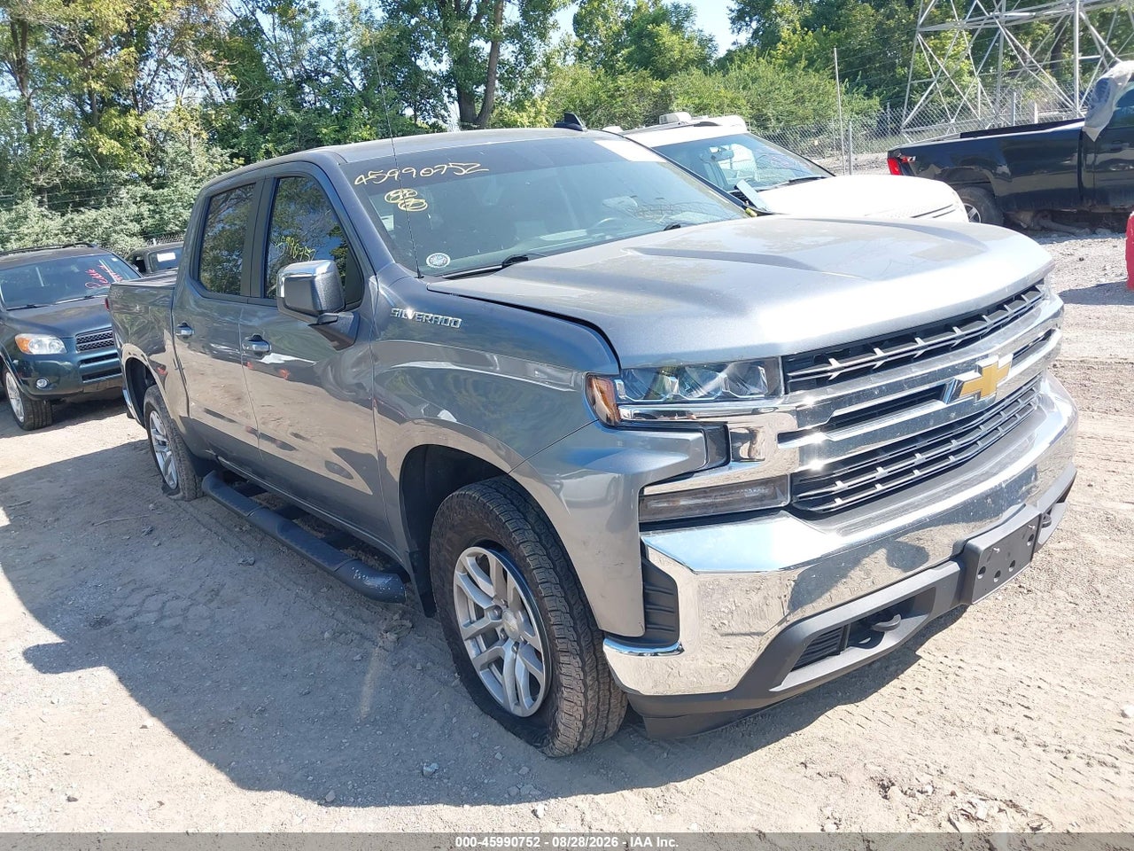 1GCPYJEK8MZ****** · 2021 CHEVROLET SILVERADO 1500 4WD  SHORT BED LT WITH 2FL