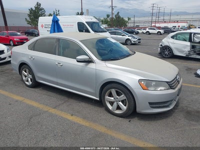 2013 VOLKSWAGEN PASSAT 2.5L SE