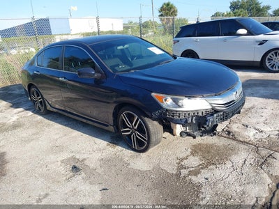 1HGCR2F5XGA****** · 2016 HONDA ACCORD SPORT