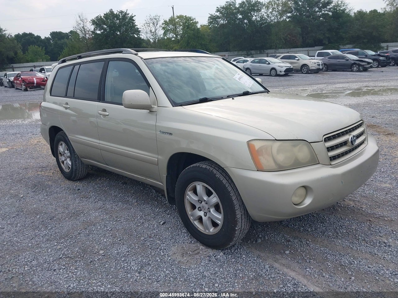 2003 TOYOTA HIGHLANDER LIMITED V6