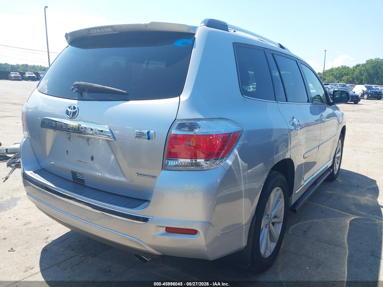 2012 TOYOTA HIGHLANDER HYBRID LIMITED V6 · 4/11