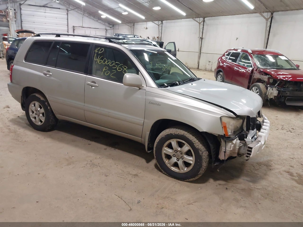 2002 TOYOTA HIGHLANDER LIMITED V6