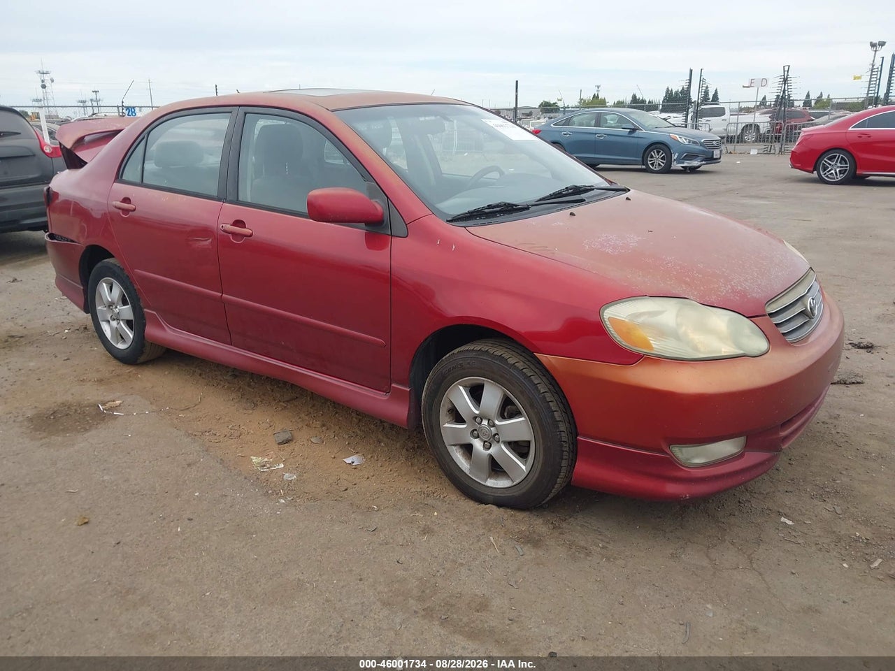 1NXBR32EX4Z****** · 2004 TOYOTA COROLLA S