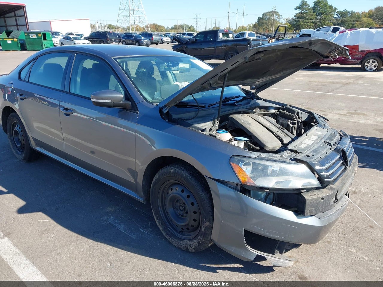 2014 VOLKSWAGEN PASSAT 2.5L S