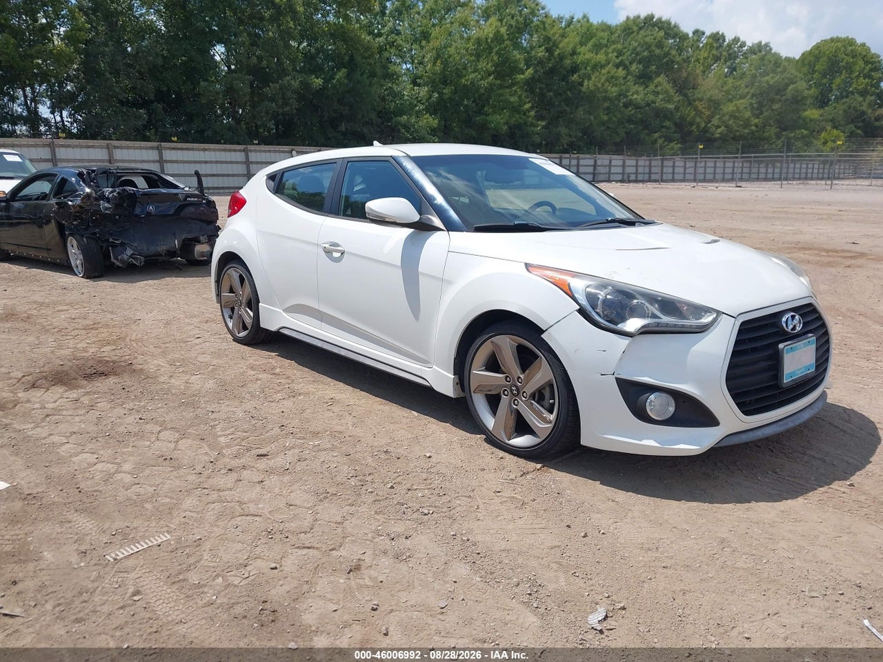 KMHTC6AE1EU****** · 2014 HYUNDAI VELOSTER TURBO W/BLUE