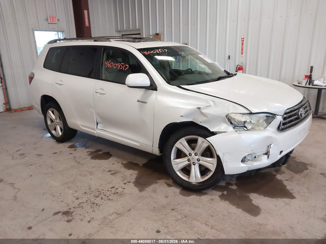 JTEES43A292****** 2009 TOYOTA HIGHLANDER SPORT
