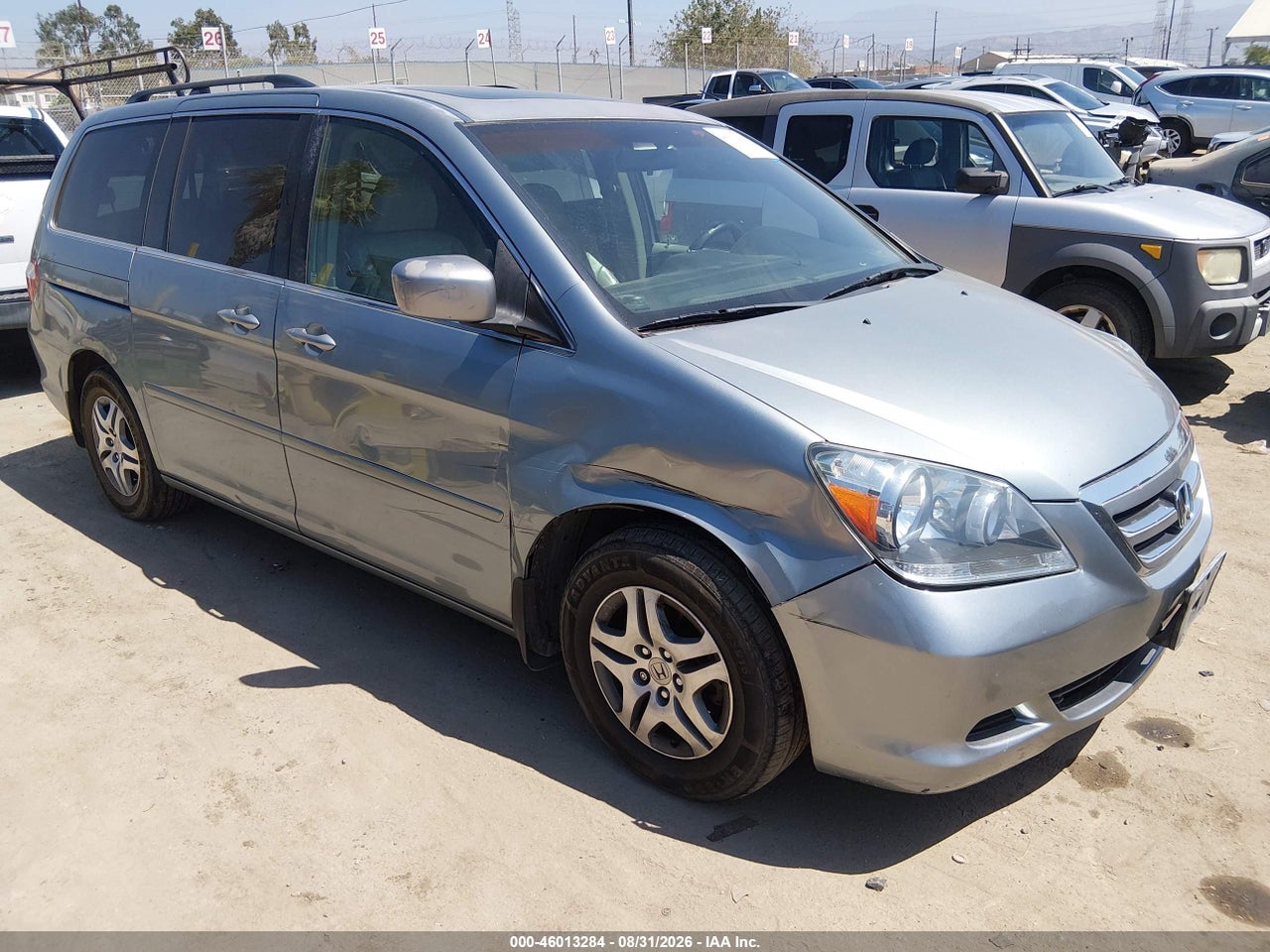 5FNRL38657B****** 2007 HONDA ODYSSEY EX-L