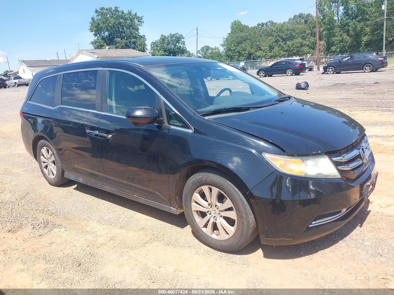 5FNRL5H60EB****** 2014 HONDA ODYSSEY EX-L