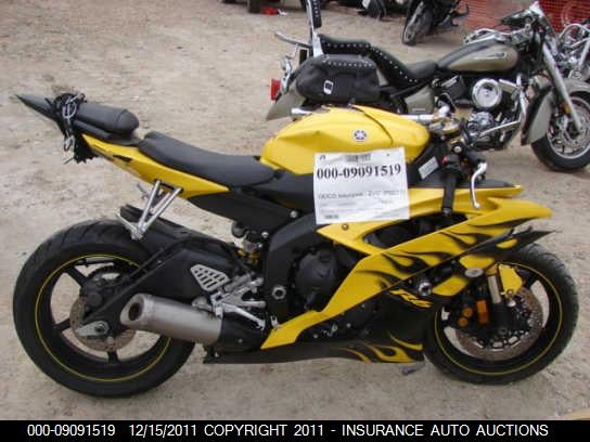 2008 YAMAHA YZFR6 L · 5/10